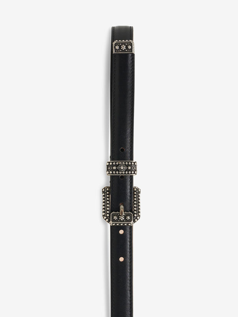 Daisy Leather Belt