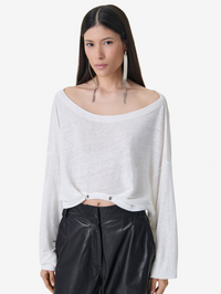 Destinee Top in Porcelain