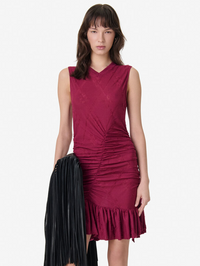 Houle Dress in Raspberry