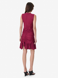 Houle Dress in Raspberry