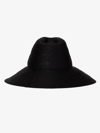 Colette Hat in Black by JANESSA LEONE-Black-AMY Atelier