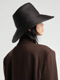 Colette Hat in Black by JANESSA LEONE - View 4