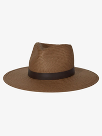 Zoe Packable Straw Hat by JANESSA LEONE-BROWN-AMY Atelier