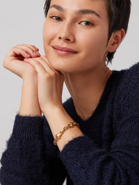 Art Heart Chain Bracelet by JENNY BIRD - View 2