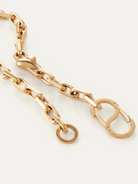 JENNY BIRD Art Heart Chain Necklace in HIGH POLISH GOLD – Image 3