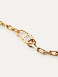 JENNY BIRD Art Heart Chain Necklace in HIGH POLISH GOLD – Image 5