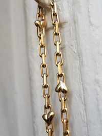 JENNY BIRD Art Heart Chain Necklace in HIGH POLISH GOLD – Image 6