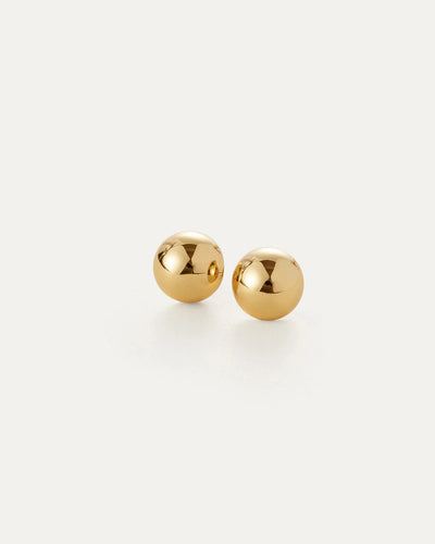 Aurora Studs In High Polish Gold