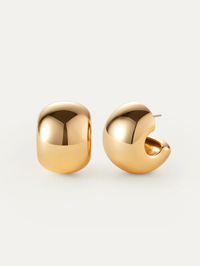 JENNY BIRD Gemma Hoop Earrings in HIGH POLISH GOLD – Image 1