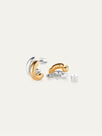 JENNY BIRD MINI FLORENCE EARRING IN TWO TONE - 1