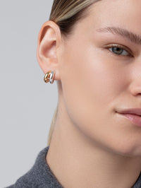 JENNY BIRD MINI FLORENCE EARRING IN TWO TONE - 2