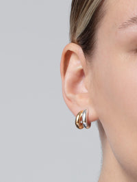 JENNY BIRD MINI FLORENCE EARRING IN TWO TONE - 3