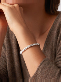 JENNY BIRD RIZZO BRACELET IN HIGH POLISH SILVER – Image 4