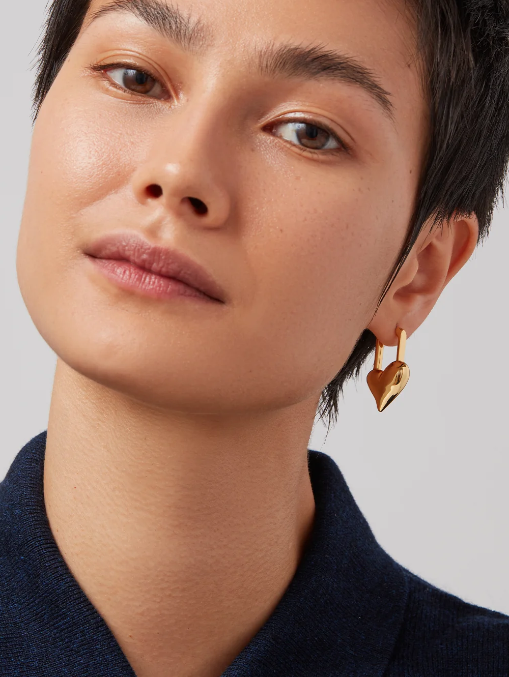 Padlock Heart Earrings