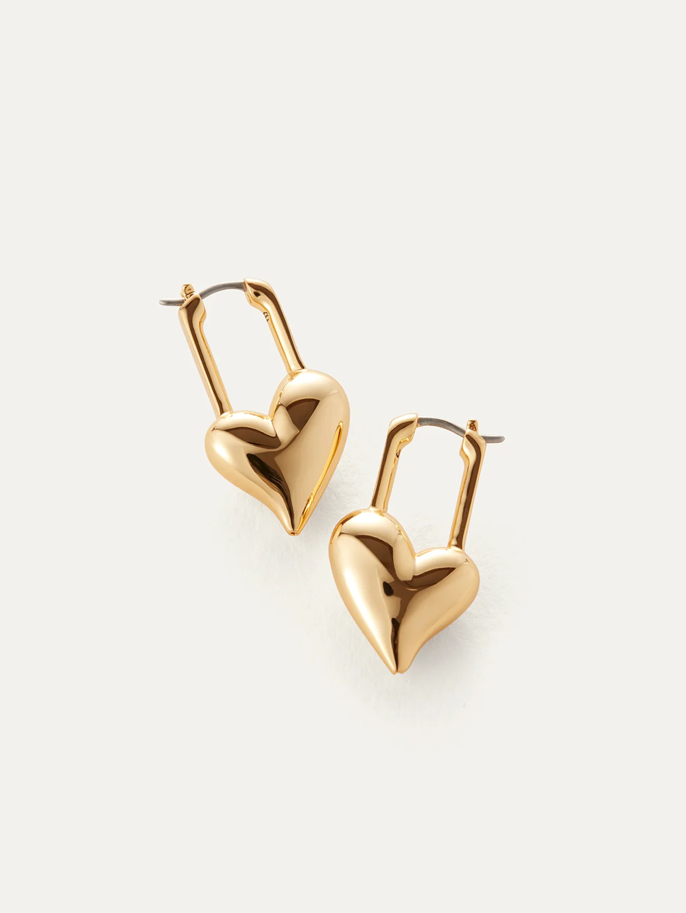 Padlock Heart Earrings