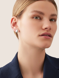Aurora Studs In High Polish Silver