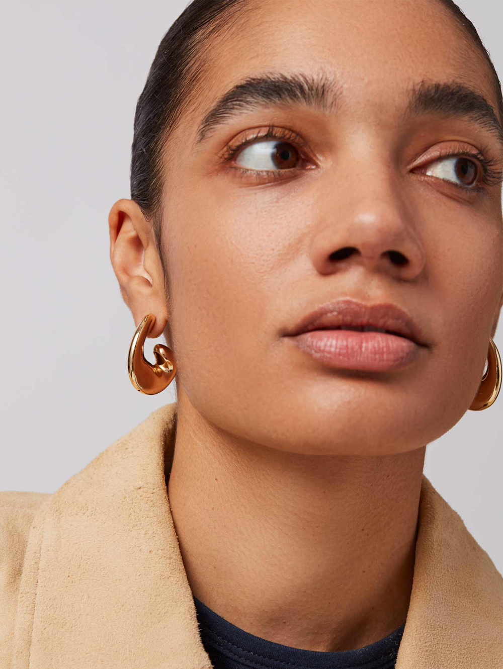 Gigi Gold Hoop Earrings