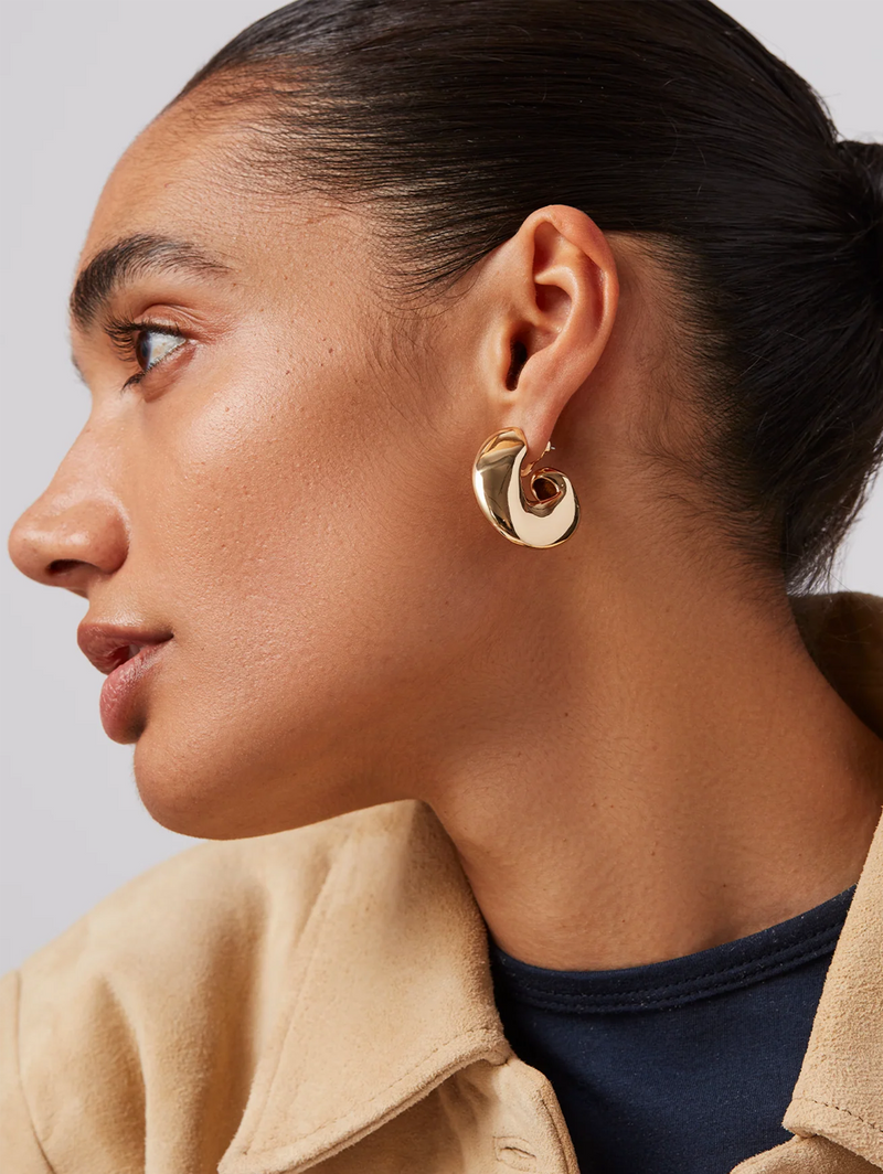 Gigi Gold Hoop Earrings