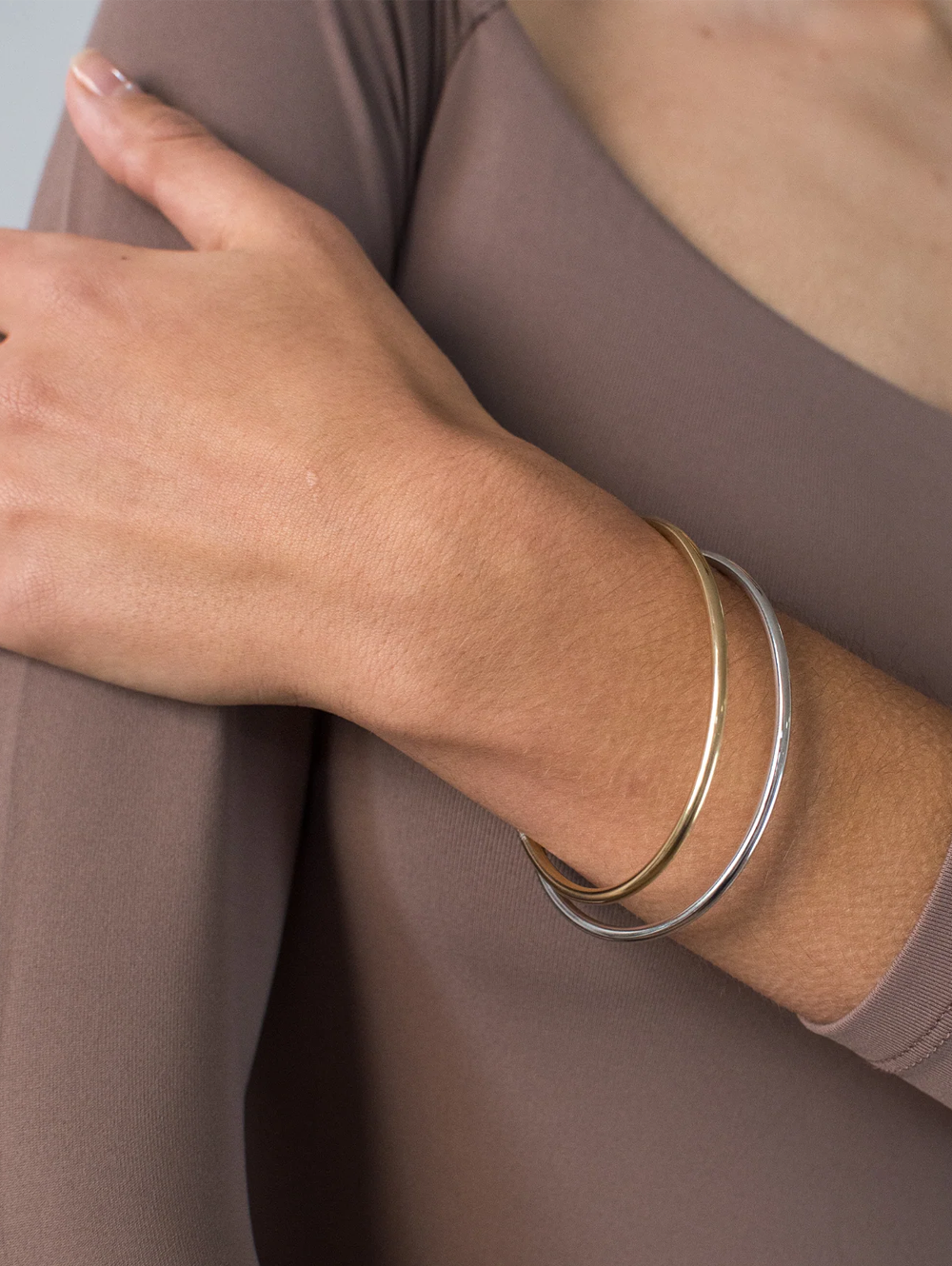 Dane Two-Tone Bangle Set