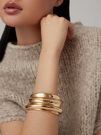 Mega Lennon Gold Bangle
