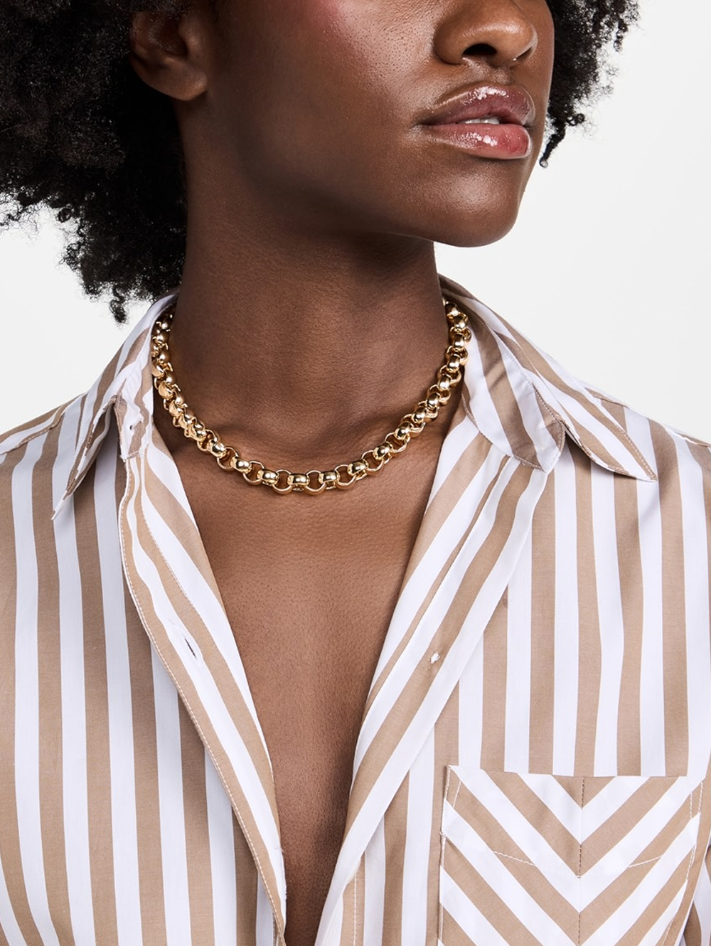 Rodin Gold Chain Necklace