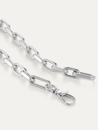 Padlock Heart Silver Pendant Necklace