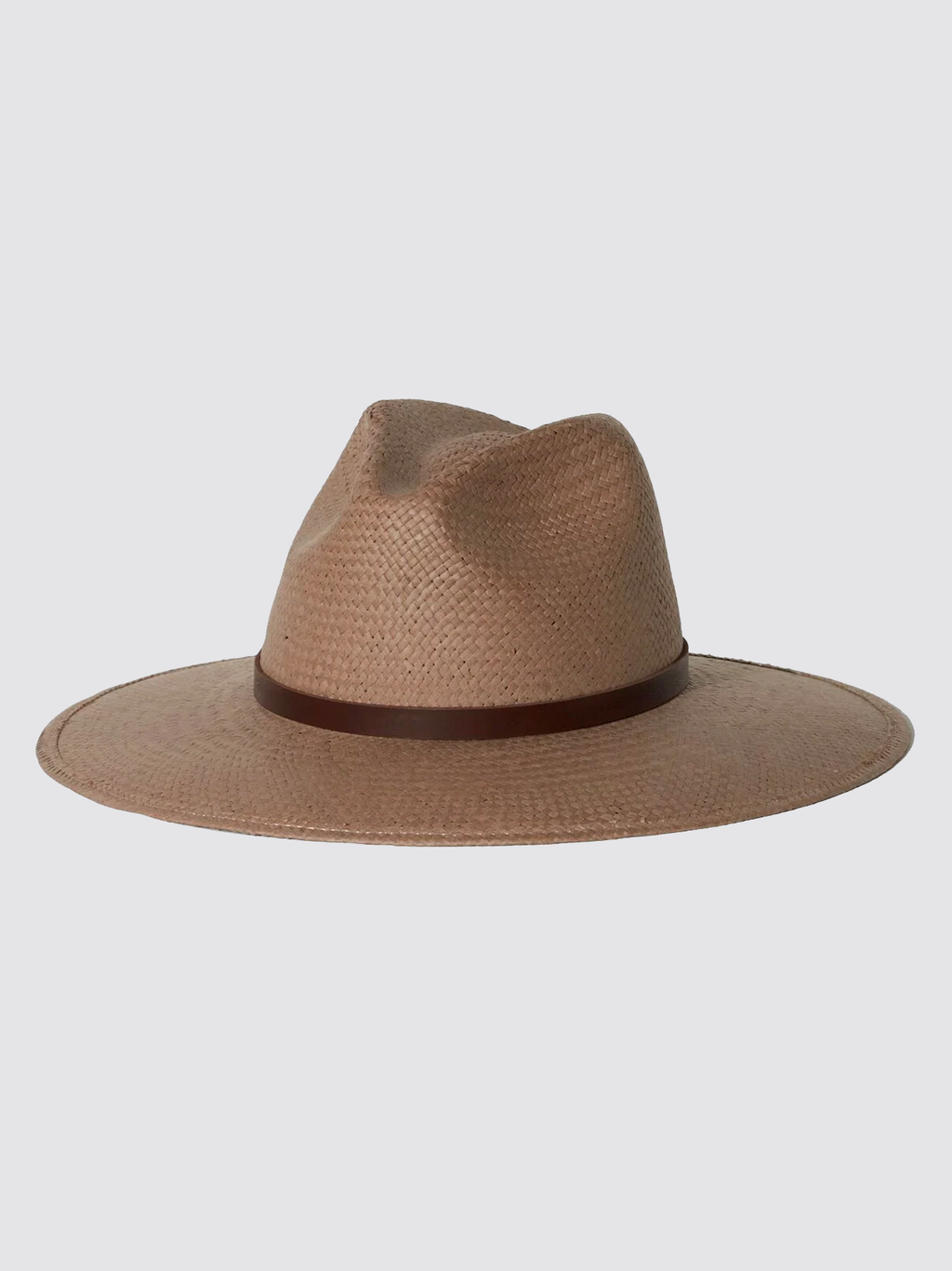 Judith Packable Straw Hat in Taupe