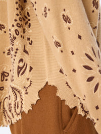 KUJTEN Mela Bandana Bico Pullover in Latte Anis – Image 3