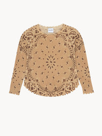 KUJTEN Mela Bandana Bico Pullover in Latte Anis – Image 5