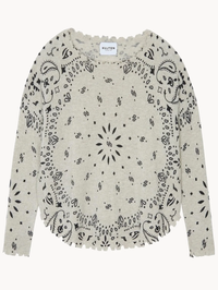 Mela Bandana Cashmere Sweater in Avoine