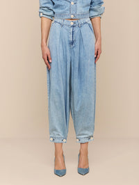 L'AGENCE ELIAS HIGH RISE CONVERTABLE WIDE LEG PANT IN OXNARD - 3