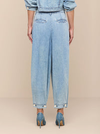 L'AGENCE ELIAS HIGH RISE CONVERTABLE WIDE LEG PANT IN OXNARD - 5