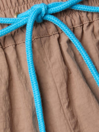 L'AGENCE GRAYSON DOLPHIN SHORT IN LIGHT HAZELNUT/CAPRI BLUE - 6