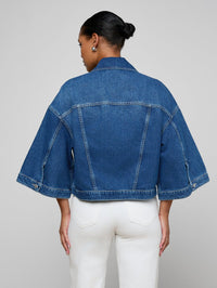 L'AGENCE Silas Cape Jacket in Orwood - 4
