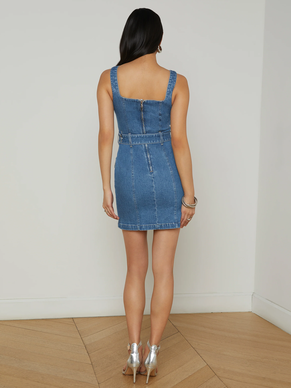 Midy Denim Button-Front Dress