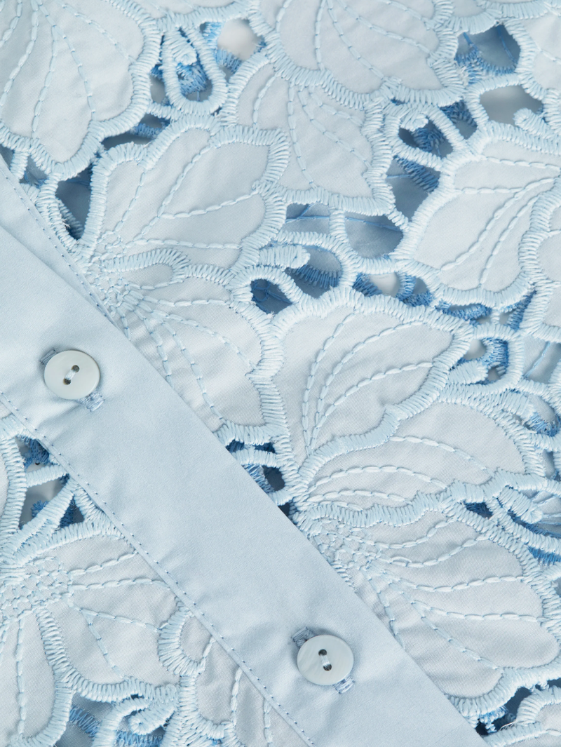 Seychelle Lace Cropped Blouse