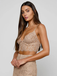 Aislin Lace Bralette by L'AGENCE - View 5