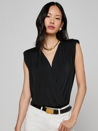 L'AGENCE Akari Bodysuit in Black – Image 1