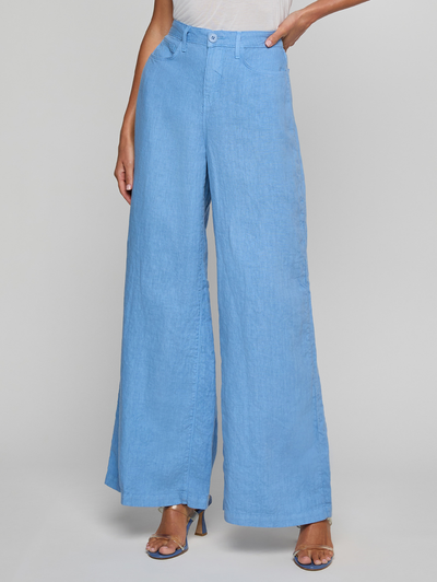 Amara Linen Wide-Leg Pant