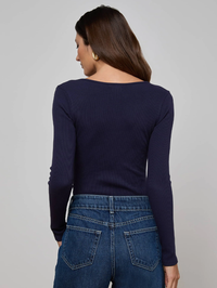 Elara Scoopneck Bodysuit by L'AGENCE - View 3