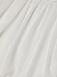 L'AGENCE Gelina Ruched Bodysuit in White – Image 3