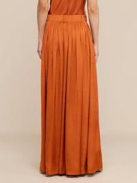 L'AGENCE Haylo Wide Leg Pull On Pant In Sienna in Sienna – Image 6