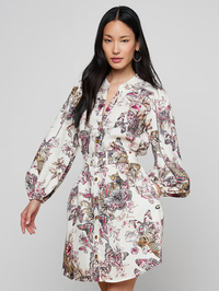 Kiersten Butterfly Dress by L'AGENCE - View 3