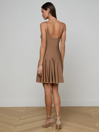 Lana Knit Flare Dress by L'AGENCE - View 3