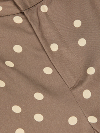 Livvy Straight-Leg Trouser in Cardamom Polka Dot by L'AGENCE - View 5