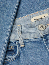 Louane Wide-Leg Flare Jean by L'AGENCE - View 6