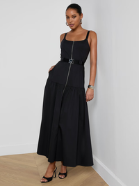 L'AGENCE Rima Maxi Dress in Black in Black – Image 4
