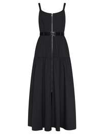 L'AGENCE Rima Maxi Dress in Black in Black – Image 7