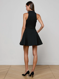 Royalty Fit and Flare Mini Dress by L'AGENCE - View 4