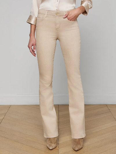 Selma Baby Bootcut Jean in Biscuit